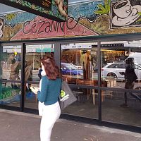 New Entrance for Cafe Cezanne